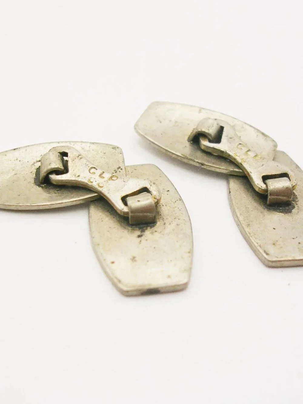 Art Deco double sided Cuff Links by George L Paine Co vintage Shirt Accessory